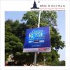 Buy cheap Road Side Sign 0.25m Base Ip65 Lamp Post Light Box from wholesalers
