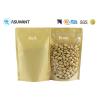 Buy cheap One Side Clear Multi Layers 120 Mic Kraft Paper Zipper Bags from wholesalers