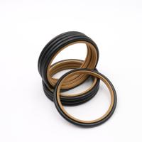 Buy cheap Construction Equipment Hydraulic Buffer Ring HBTS PTFE NBR product