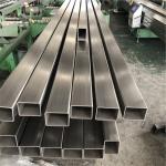 100*80*4 Mm 304 Stainless Steel Rectangular Pipe Tube Hairline Finish Dark