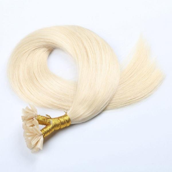 Buy cheap Straight Nail Clip In Hair Extensions , Curly Nail Tip Hair Extensions from wholesalers