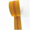 Buy cheap 70mm Yellow Color Elasticated Upholstery Webbing For Sofa Chair 20%-30% Elongation from wholesalers