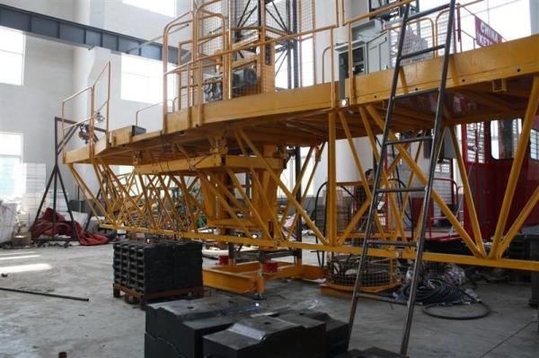 Quality Aerial Mast Climbing Work Platform Motor Control , Mobile Working Platforms for sale