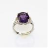 Buy cheap 925 Silve 10mmx12mm Blue Topaz Cubic Zircon Gemstone Ring (R139) from wholesalers