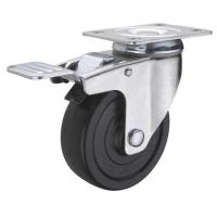 Buy cheap Total brake Rubber Caster product