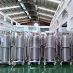 195L 2.3MPa LN2 Dewar Tank 495L Argon Dewar Bottle Nitrogen Storage