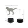 Buy cheap High End 3d Led Desk Lamp / 4.5-5V 3D Dinosaur Lamp For Kids 7 Colors from wholesalers