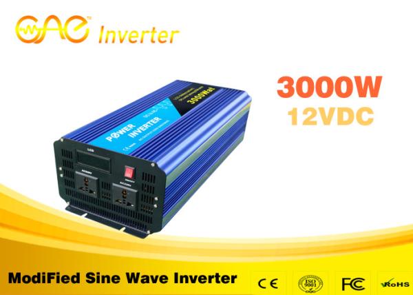 Quality CI-3000 3000W car inverter with charger current modified sine wave inverter 3000w 12v 220v for sale