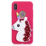 3D Cartoon Animal RhinestoneSilicone Soft Bling Glitter shockproof tpu phone