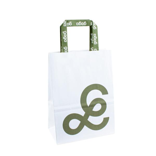 Buy cheap 10kg Paper Twist Rope Handle Paper Bags High Carrying For B2B Buyers from wholesalers