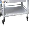 Buy cheap ISO 13485 Two Shelf Medical Trolley Cart Four Steel Pipes from wholesalers