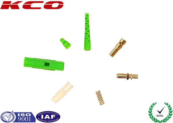 Buy cheap MU MU Fiber Optic Connectors , SMA 905 Fiber Connector High Density from wholesalers