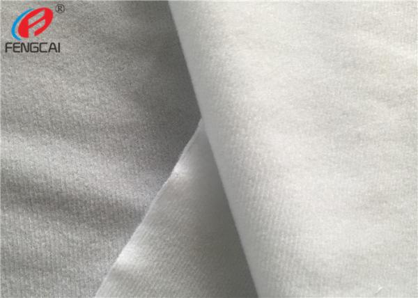 100% Polyester Tricot Fabric One Side Brushed Loop Velvet Fabric Use For Sofa