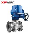 Acid Media Compatible 2PC Flange Ball Valve for Normal Temperature Industrial