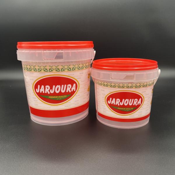 Buy cheap Biscuits Small Round Food Grade Buckets Plastic Container With Lid from wholesalers