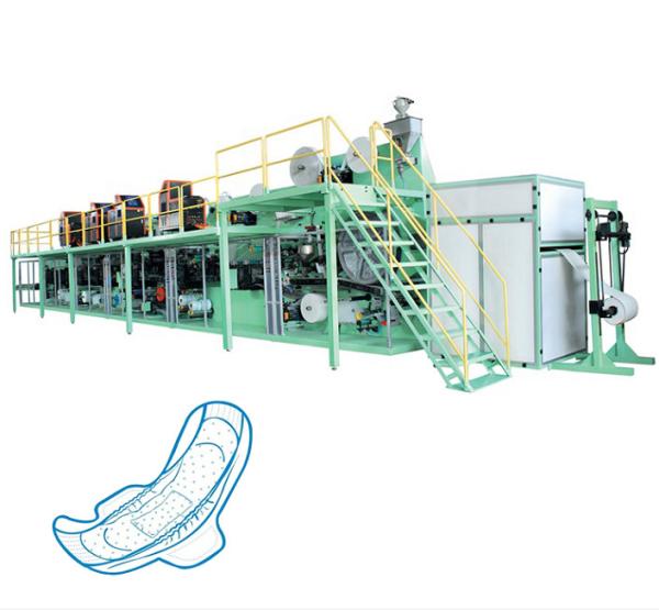 Buy cheap 100KW 600ppm Speed Sanitary Napkin Production Line 900Pcs/Min from wholesalers