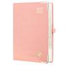 Buy cheap PU Lether Custom Academic Planner A5 Size Daily Agenda Monochrome Inner Pages from wholesalers
