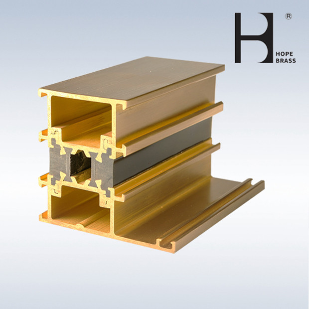 C3850 8ft Copper T Y U Shapes Sections Customised Brass Profiles Brass Extruding Profiles Customized Shape ODM OEM