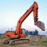 21800 KG Operating Weight Used Doosan Crawler Excavator 90% Doosan DH225 Anhui