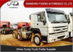 EURO II Tractor Head Trucks 420 HP 6 * 4 Drive Wheel Diesel Fuel Type