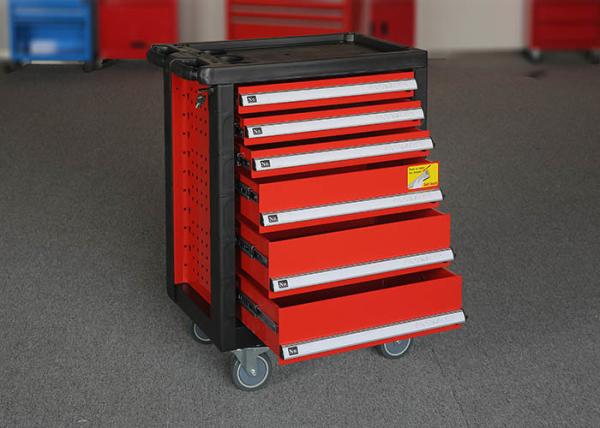 Buy cheap Customized Color Storage Metal Tool Cabinets On Wheels With 6 Drawers from wholesalers