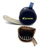 Buy cheap PU Leather Circular Foldable Sunglasses Case Round Glasses Storage Box from wholesalers