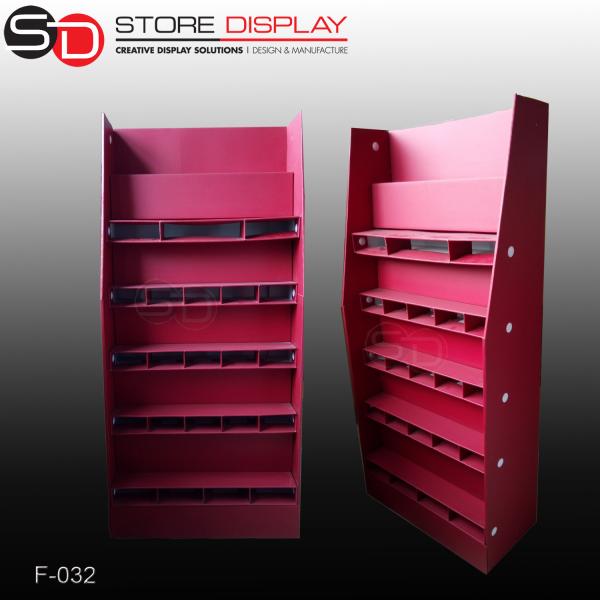 Recycled retail store corrugated cardboard display stands racks / POP display