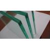 Buy cheap 1 4 Flat Edge Frosted Tempered Glass With Customized from wholesalers