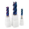 Buy cheap 65 Degree 4 Flutes End Mill Nano Blue Coated 8mm End Mill Square from wholesalers