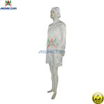 Anti Bacteria 10e9 Ohm 50 Washings ESD Smock With Hood