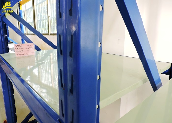 2M High Heavy Duty Warehouse Steel Racks Adjustable Layer Q235 Blue Colour