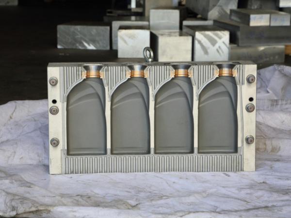 Buy cheap Extrusion Blow Molding Mold Parts Oil Bottle 1l Blow Moulding Moulds from wholesalers