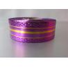 Buy cheap Metallic with lace and gold line craft ribbon by 20 yards 32mm for Christmas gift wrap from wholesalers