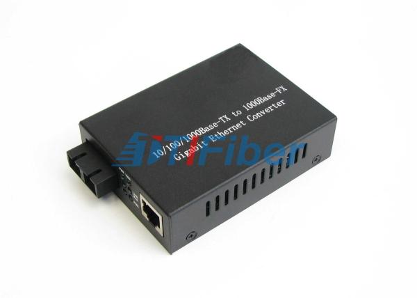 Buy cheap 10/100/ Mbps Fiber Optic Media Converter / Network Gigabit Ethernet Media Converter from wholesalers