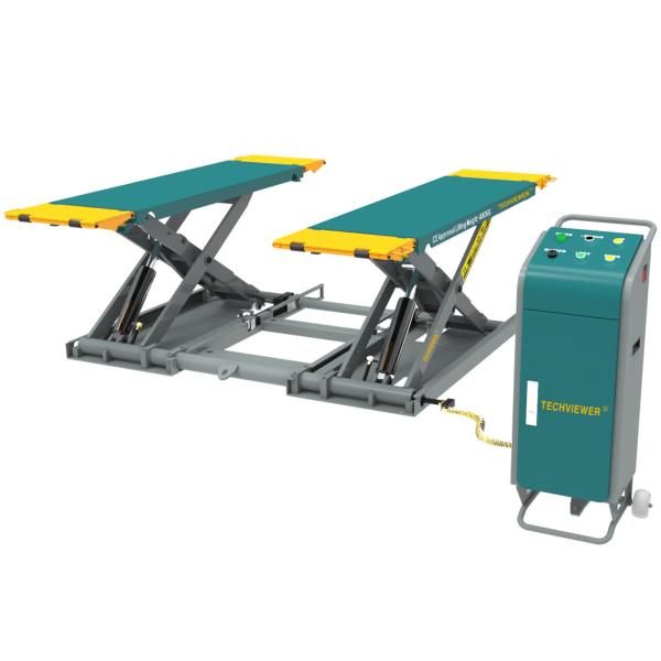 Buy cheap CE Movable Low Scissor Lift Car Hoist Mid Rise Scissor Lift 1000mm from wholesalers