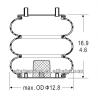 Buy cheap Triple Convoluted Air Spring/Air Suspension W01-358-7998/FT330-29 548 W01-358-7998 from wholesalers