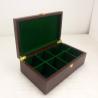 Buy cheap FSC BSCI Custom Packing Wooden Tea Bag Holder Glass Top Wood Display Box from wholesalers
