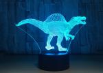 RGB 3D Dinosaur Night Light Touch Screen Spinosaurus Thanksgiving Gifts
