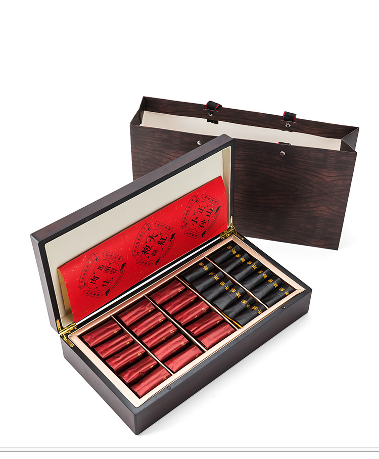 Dustproof Thickened Wood Tea Box Organizer Multifunctional Durable