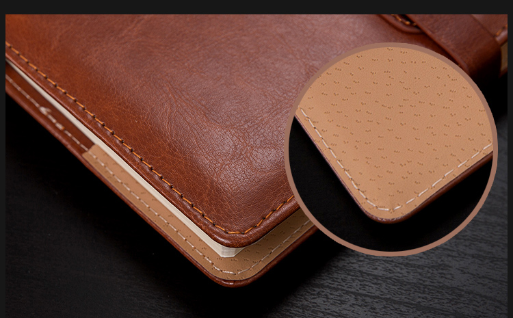 Custom Pu Leather Notebook With Company Logo For Business B5 / Customized Size