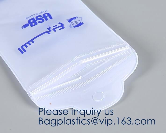 Self Sealing PVC Plastic Zip Lock Bag Thick Clear k Earrings Jewelry Bag Packaging Storage Bags bagease bagplastic