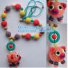 Buy cheap Candy Colors Crochet Round Wooden Beads Necklace For Women, baby, fashion, clothes, bead from wholesalers