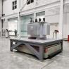 Buy cheap Industrial Raw Material Trackless Transfer Trolley 3 Tons Hydraulic Table Lift Wheels Base 1500mm from wholesalers