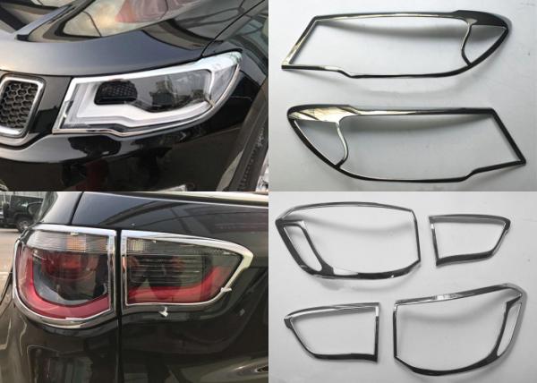 Buy cheap JEEP Compass 2017 Decoration Parts Chromed Head Lamp and Tail Lamp Bezels from wholesalers