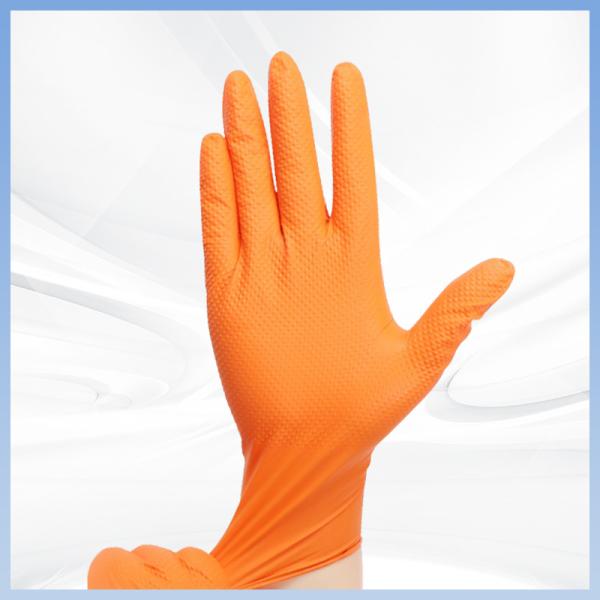 Buy cheap Anti Slip Disposable Nitrile Gloves Heavy Duty 7Mil 8Mil Nitrile Gloves from wholesalers