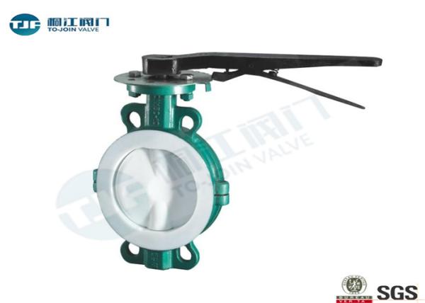 Buy cheap ASME Wafer Butterfly Valve , Full PTFE High Performance Butterfly Valves from wholesalers