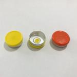 Injection Glass Bottle Aluminum Plastic Cap Alu Plastic Flip Off Glass Vial Cap