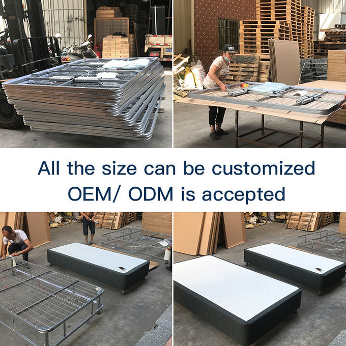 Extra Iron Net Folding Bed Box Frame No Box Spring Needed