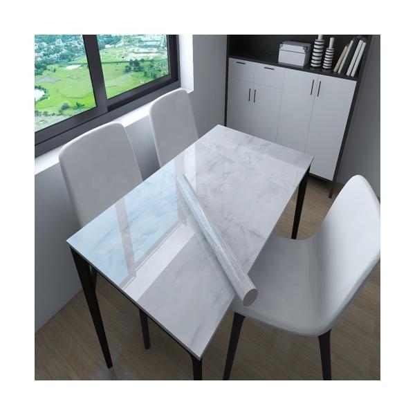 Beautiful Home Decoration PVC 3D Self Adhesive Sticker Wallpaper Marble Roll