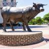 Buy cheap Outdoor decorative metal animal life size cast bison Bronze sculpture from wholesalers